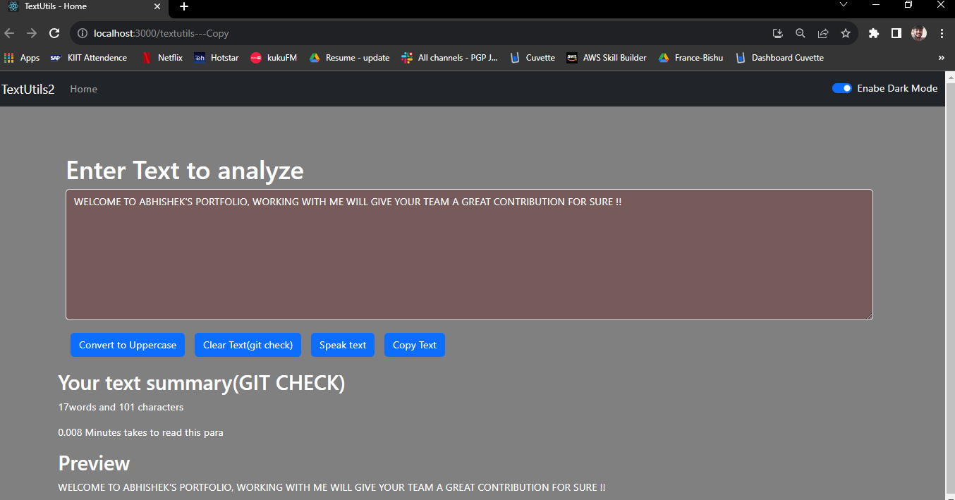 Abhishek s portfolio